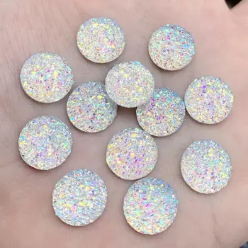 DIY 30pcs 14mm Stone/Mineral Surface Round Resin Flatback Cabochon DIY Craft Artesanato Accessories Rhinestone button-A75
DIY 30pcs 14mm Stone/Mineral Surface Round Resin Flatback Cabochon DIY Craft Artesanato Accessories Rhinestone button-A75