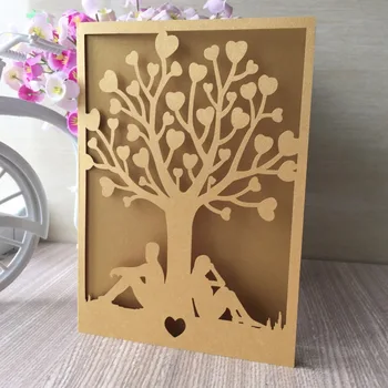 50pc Love Theme Tree with Couple Wedding Party Invitation Card Birthday Congratulation Greeting Blessing Card Event Supplier
50pc Love Theme Tree with Couple Wedding Party Invitation Card Birthday Congratulation Greeting Blessing Card Event Supplier