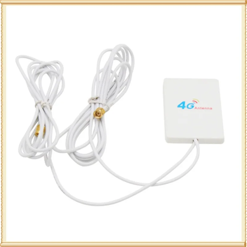Double SMA-male connector 4g LTE Pannel Antenna 3g 4g external Anetnna for huawei ZTE modem router 2m cable
Double SMA-male connector 4g LTE Pannel Antenna 3g 4g external Anetnna for huawei ZTE modem router 2m cable