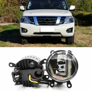 3-IN-1 Functions Auto LED DRL Daytime Running Light Car Projector Fog Lamp with yellow signal For Nissan Patrol 2005 - 2017 2018
3-IN-1 Functions Auto LED DRL Daytime Running Light Car Projector Fog Lamp with yellow signal For Nissan Patrol 2005 - 2017 2018