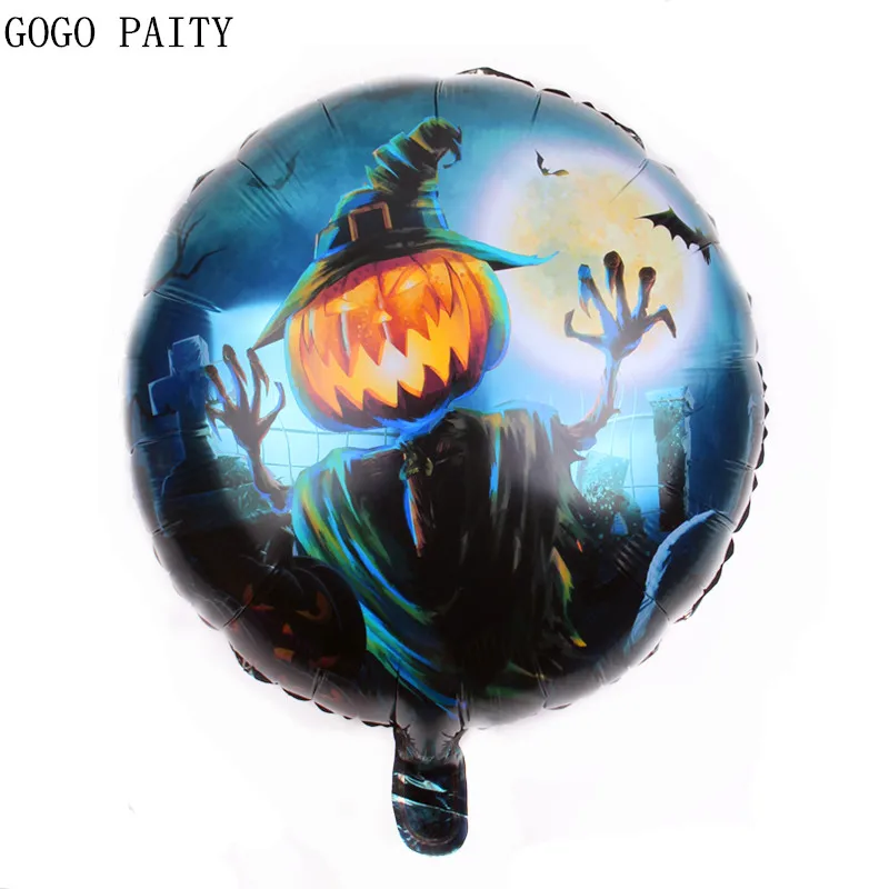 GOGO PAITY Free Shipping New Halloween Pumpkin Bats Aluminum Balloon Halloween Arrangement High Quality Balloons
GOGO PAITY Free Shipping New Halloween Pumpkin Bats Aluminum Balloon Halloween Arrangement High Quality Balloons