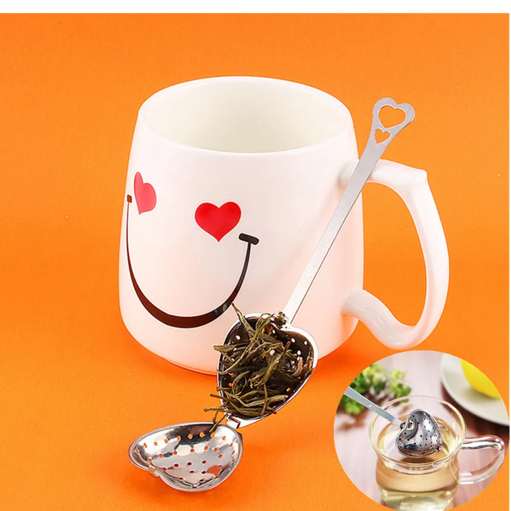 High Quality Designer Heart Shape Stainless Steel Tea Infuser Spoon Strainer Steeper Handle Shower Tea Strainer Tool
High Quality Designer Heart Shape Stainless Steel Tea Infuser Spoon Strainer Steeper Handle Shower Tea Strainer Tool