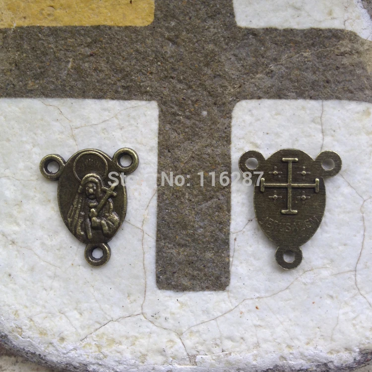 Фото Набор из 100 штук 14 мм крошечные антикварные бронзовые позолоченные католические