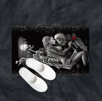 ront door mat bathroom mat/ soft warm strong water absorption The Skull A carpet with anti-slip back
ront door mat bathroom mat/ soft warm strong water absorption The Skull A carpet with anti-slip back