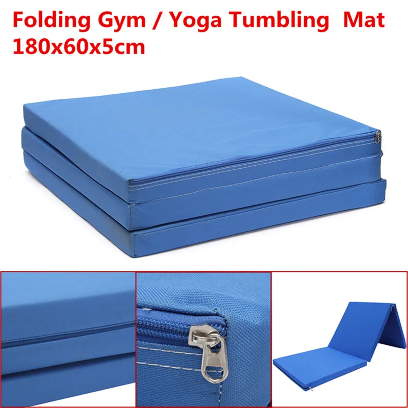Durable 180x60x5cm Multifunctional Oxford Blue Folding Gym Mat Gymnastics Aerobics Exercise Sports Yoga Pilates Tumbling Mats
Durable 180x60x5cm Multifunctional Oxford Blue Folding Gym Mat Gymnastics Aerobics Exercise Sports Yoga Pilates Tumbling Mats