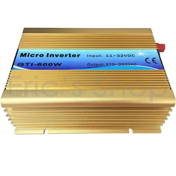 600W Grid Tie Inverter DC11V-32V to AC110V Pure Sine Wave Inverter Use For 18V/36cells solar Panel 50Hz/60Hz Auto Solar Inverter
600W Grid Tie Inverter DC11V-32V to AC110V Pure Sine Wave Inverter Use For 18V/36cells solar Panel 50Hz/60Hz Auto Solar Inverter