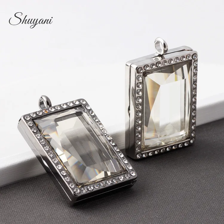 10pcs/lot New 2015 Rhinestone Glass Rectangle Locket Pendant Living Glass Memory Locket Floating Locket For Charm
10pcs/lot New 2015 Rhinestone Glass Rectangle Locket Pendant Living Glass Memory Locket Floating Locket For Charm