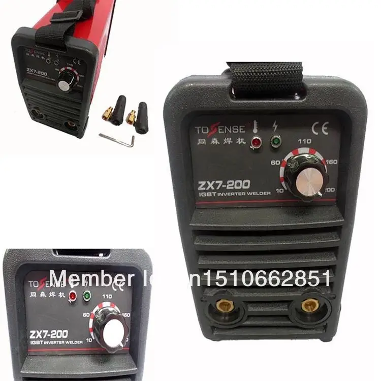 

Mouse over image to zoom IGBT ZX7-200 DC INVERTER MMA ARC MACHINE manual welder welding tools