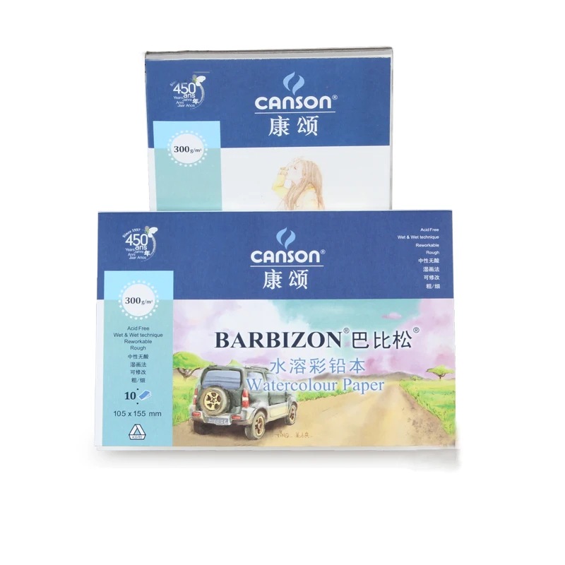 Canson Barbizon Coil Watercolor 8K/16K Rough Pattern Hand Painted Watercolor Paper Water Soluble Color Lead 200g Art Supplies
Canson Barbizon Coil Watercolor 8K/16K Rough Pattern Hand Painted Watercolor Paper Water Soluble Color Lead 200g Art Supplies