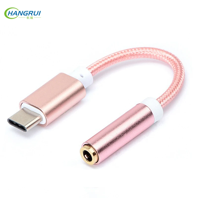 Hangrui Phone Adapters Type-C to 3.5mm Headphone Adapter AUX Audio Cable Type C Convertor for Letv Le Eco Max2 LeMax 2 Le 2 Pro
Hangrui Phone Adapters Type-C to 3.5mm Headphone Adapter AUX Audio Cable Type C Convertor for Letv Le Eco Max2 LeMax 2 Le 2 Pro