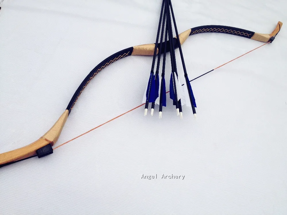 New with high quality! Handmade Mongolian Bow Ambidextrous leather fiberglass Bow longbow recurve bow 20lb-60lb +6 carbon arrows
New with high quality! Handmade Mongolian Bow Ambidextrous leather fiberglass Bow longbow recurve bow 20lb-60lb +6 carbon arrows