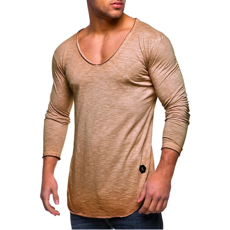 Plus size Running tshirt Men Autumn Long Sleeve V-Neck Fitness Tops Slim Tights Gym Clothes sportswear Outdoor Workout T Shirts
Plus size Running tshirt Men Autumn Long Sleeve V-Neck Fitness Tops Slim Tights Gym Clothes sportswear Outdoor Workout T Shirts