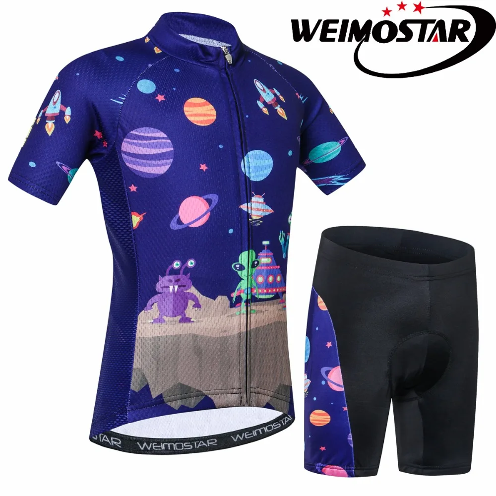 Boys Summer Cycling Jersey Cartoon alien Ropa Ciclismo Kids Bike Jersey Clothing mtb Outdoor Children Bicycle Jersey sportswear
Boys Summer Cycling Jersey Cartoon alien Ropa Ciclismo Kids Bike Jersey Clothing mtb Outdoor Children Bicycle Jersey sportswear