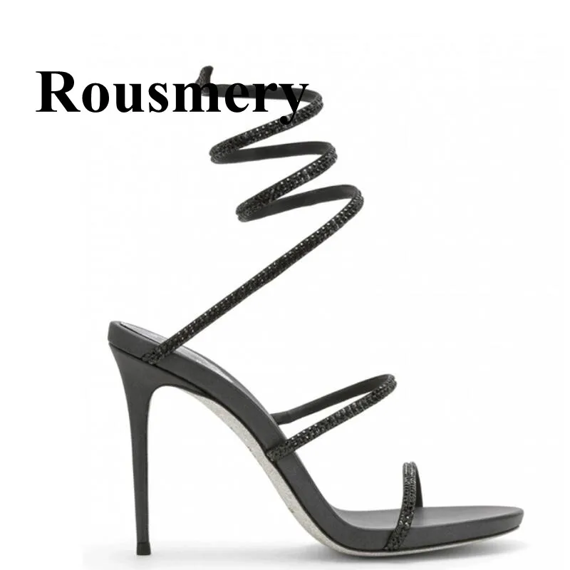 2018 Hottest Fashion Crystal Serpentine winding Open Toe Sexy Thin High Heel Party Summer Women Sandals Four Color Normal Size
2018 Hottest Fashion Crystal Serpentine winding Open Toe Sexy Thin High Heel Party Summer Women Sandals Four Color Normal Size