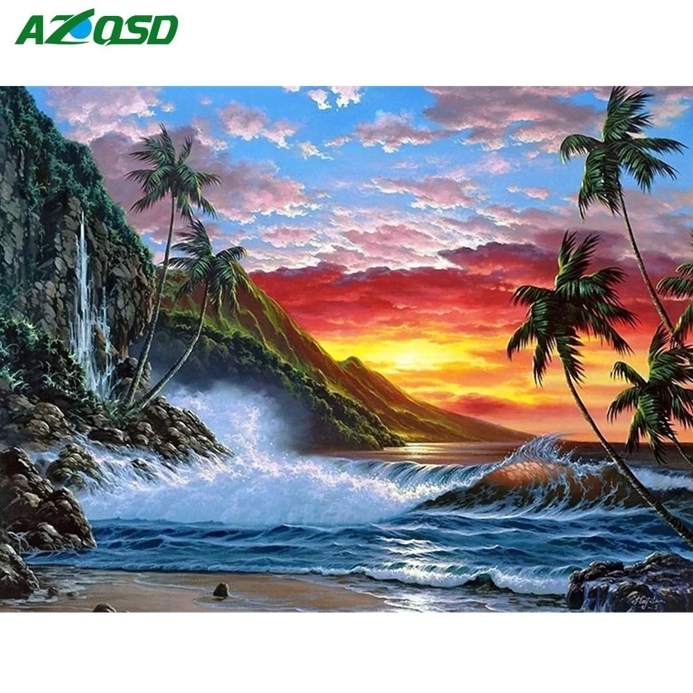 AZQSD Diamond Painting Landscape Diamond Embroidery Nature Scenery Unfinished Craft Diamond Mosaic Full Square Home Decoration
AZQSD Diamond Painting Landscape Diamond Embroidery Nature Scenery Unfinished Craft Diamond Mosaic Full Square Home Decoration