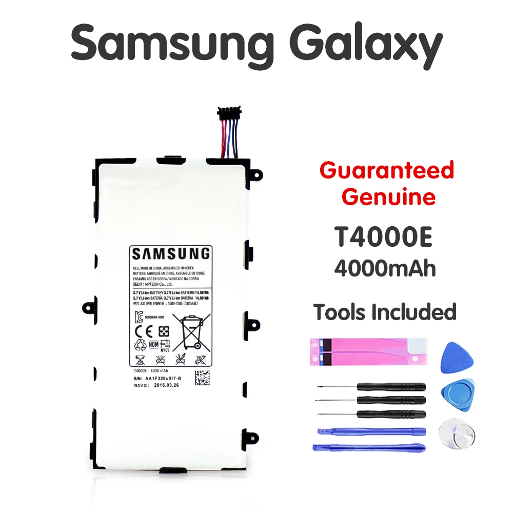 Original T4000E Tablet Battery For Samsung Galaxy Tab 3 7.0 T210 T211 SM T215 GT P3200 P3210 Replacement Batteria Tablets Akku
Original T4000E Tablet Battery For Samsung Galaxy Tab 3 7.0 T210 T211 SM T215 GT P3200 P3210 Replacement Batteria Tablets Akku