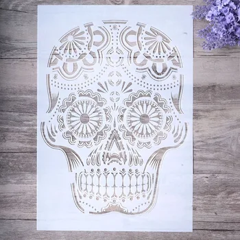 A4 Size DIY Craft Layering Skull Stencil For Wall Painting Scrapbooking Stamping Stamp Album Decorative Embossing Paper Card
A4 Size DIY Craft Layering Skull Stencil For Wall Painting Scrapbooking Stamping Stamp Album Decorative Embossing Paper Card