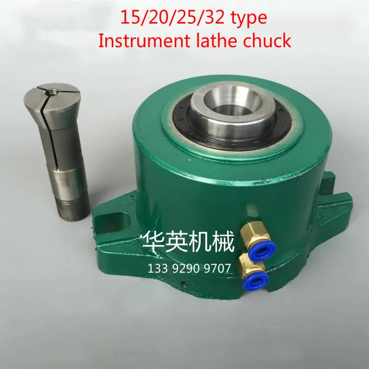 Model 15/20/25/32 horizontal indexing vertical pneumatic chuck seat, instrument lathe chuck seat and clamp holder.
Model 15/20/25/32 horizontal indexing vertical pneumatic chuck seat, instrument lathe chuck seat and clamp holder.