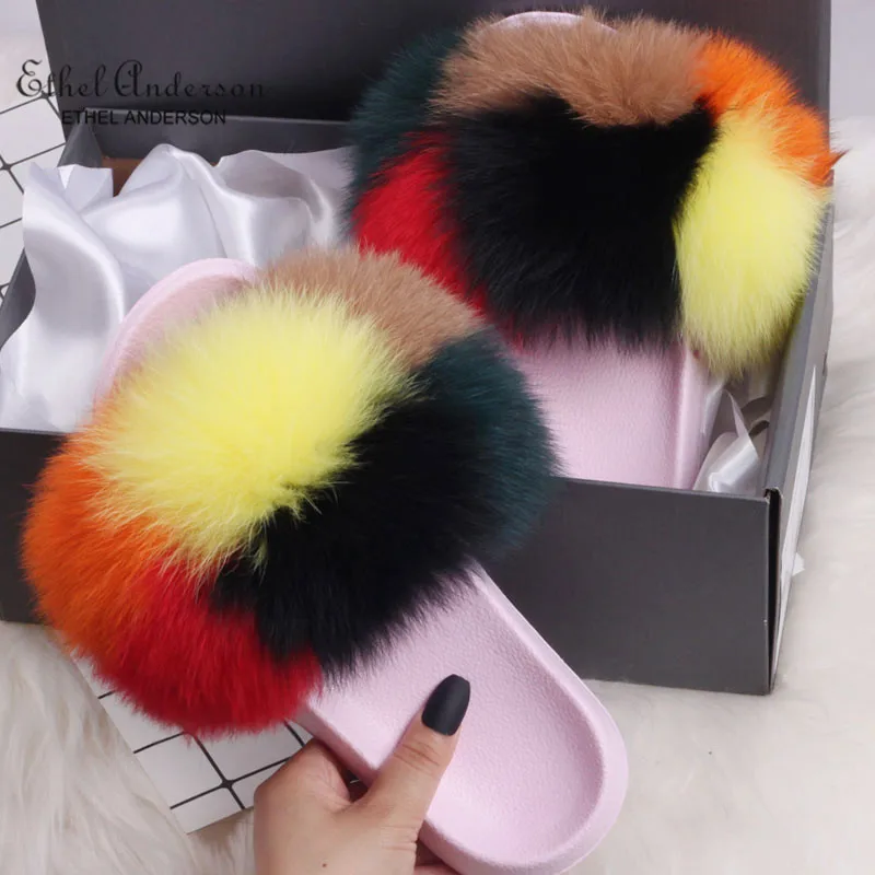 Cute Sandals Ladies Open Toe Shoes Women Winter Warm Indoor Shoes Faux Fur Slippers Flip Flops Flats Furry Fur Slides
Cute Sandals Ladies Open Toe Shoes Women Winter Warm Indoor Shoes Faux Fur Slippers Flip Flops Flats Furry Fur Slides