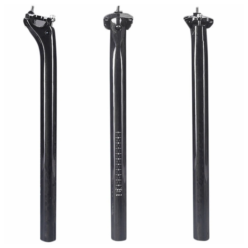 Glossy UD Carbon Fiber Bicycle Seatpost MTB/Road Bike Seat Post 27.2/30.8/31.6*350/400mm 20 mm Setback
Glossy UD Carbon Fiber Bicycle Seatpost MTB/Road Bike Seat Post 27.2/30.8/31.6*350/400mm 20 mm Setback