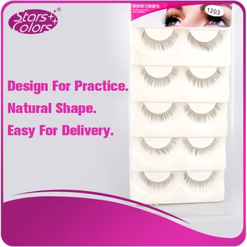 Natural Shape False Eyelash Strip Eyelash For leaner/beginner Practice 5 pairs/tray
Natural Shape False Eyelash Strip Eyelash For leaner/beginner Practice 5 pairs/tray