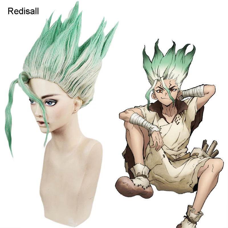 2019 Anime Dr. Stone Ishigami Senkuu Wig Green Short Cosplay Straight Halloween Hair
2019 Anime Dr. Stone Ishigami Senkuu Wig Green Short Cosplay Straight Halloween Hair