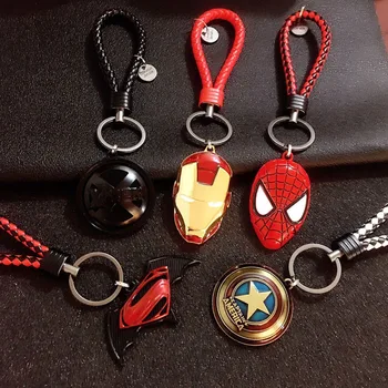 New Iron Man/Captain America/Superman stainless steel key ring Pu Leather Car key ring key chain key rope for cars For VW,BMW
New Iron Man/Captain America/Superman stainless steel key ring Pu Leather Car key ring key chain key rope for cars For VW,BMW