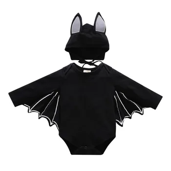 2019 NEW Fashion Toddler Newborn Baby Boys Girls Halloween Cosplay Costume Romper Hat Outfits Set Novelty bat Sleeve 14
2019 NEW Fashion Toddler Newborn Baby Boys Girls Halloween Cosplay Costume Romper Hat Outfits Set Novelty bat Sleeve 14