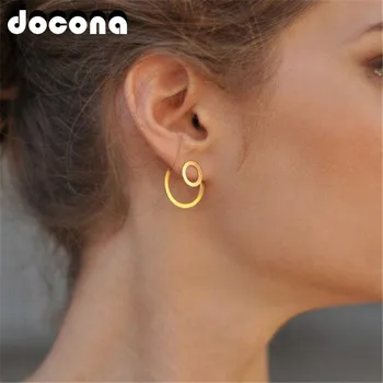 docona Punk Hollow Circle Stud Earrings for Women Simple Minimalist Round Studs Earring Party Jewelry Pendientes 6555
docona Punk Hollow Circle Stud Earrings for Women Simple Minimalist Round Studs Earring Party Jewelry Pendientes 6555