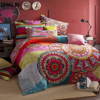 2017 bohemia duvet cover ,winter comforter cover bedsheet Pillow Sham 4pc bedding sets queen king 100% sanded Cotton Fabric
2017 bohemia duvet cover ,winter comforter cover bedsheet Pillow Sham 4pc bedding sets queen king 100% sanded Cotton Fabric