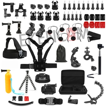 EKENCAM 27 in 1 kits Set Sports Camera Accessories for Gopro XiaoYi Camera SJCAM EKEN H9 H3R Action Camera accessories
EKENCAM 27 in 1 kits Set Sports Camera Accessories for Gopro XiaoYi Camera SJCAM EKEN H9 H3R Action Camera accessories