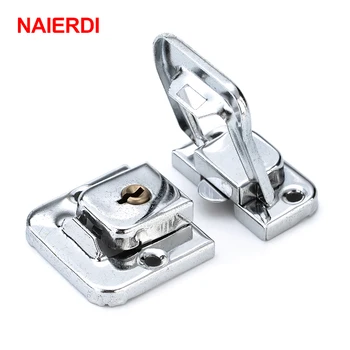 4PCS NAIERDI J402 Box Hasp Cabinet Fastener Lock With Key Spring Latch Catch Toggle Iron Lock For Drawer Door Furniture Hardware
4PCS NAIERDI J402 Box Hasp Cabinet Fastener Lock With Key Spring Latch Catch Toggle Iron Lock For Drawer Door Furniture Hardware