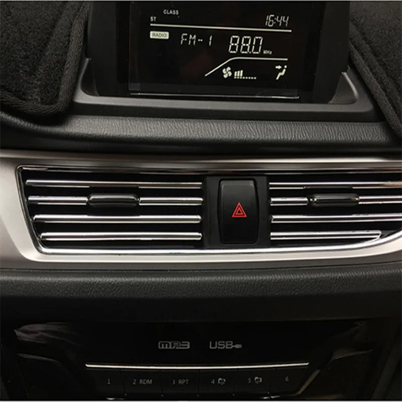 3M U Type Car Styling air-conditioning outlet decoration bright strip for DACIA key logan duster sandero lodgy mcv accessories
3M U Type Car Styling air-conditioning outlet decoration bright strip for DACIA key logan duster sandero lodgy mcv accessories