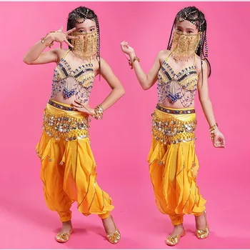 Children kids team Belly Dance Costumes Set Belly Dancing Bra Belt Pants 3Pcs Set Indian Bellydance Practice Clothing wear
Children kids team Belly Dance Costumes Set Belly Dancing Bra Belt Pants 3Pcs Set Indian Bellydance Practice Clothing wear
