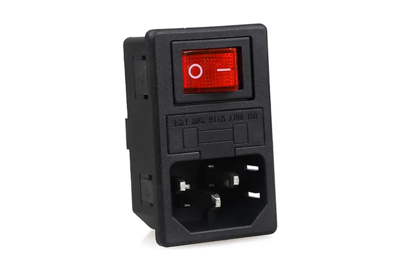 With 5*20 10A Fuse! Red Rocker Switch Fused IEC320 C14 Inlet Power Socket Fuse Switch Power Supply Socker Switch
With 5*20 10A Fuse! Red Rocker Switch Fused IEC320 C14 Inlet Power Socket Fuse Switch Power Supply Socker Switch