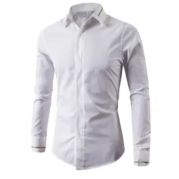 Hot Men Spring Autumn Decorative Zipper Turn Down Collar Long Sleeve Shirt Slim Top
Hot Men Spring Autumn Decorative Zipper Turn Down Collar Long Sleeve Shirt Slim Top