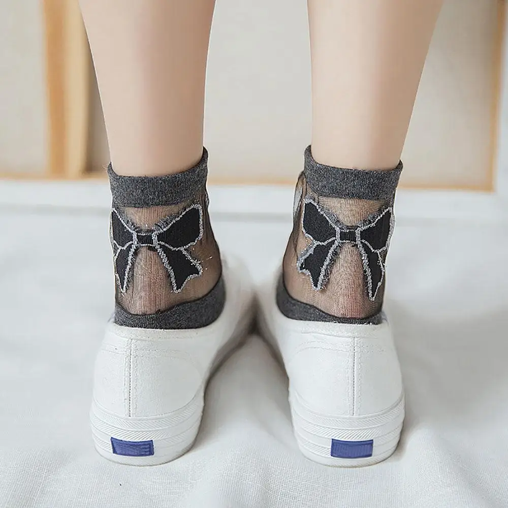 Sale Casual Bow Ultrathin Mesh Transparent Lace Low Cut Socks Women Summer Calcetines De Mujer Meias Socks For Female
Sale Casual Bow Ultrathin Mesh Transparent Lace Low Cut Socks Women Summer Calcetines De Mujer Meias Socks For Female