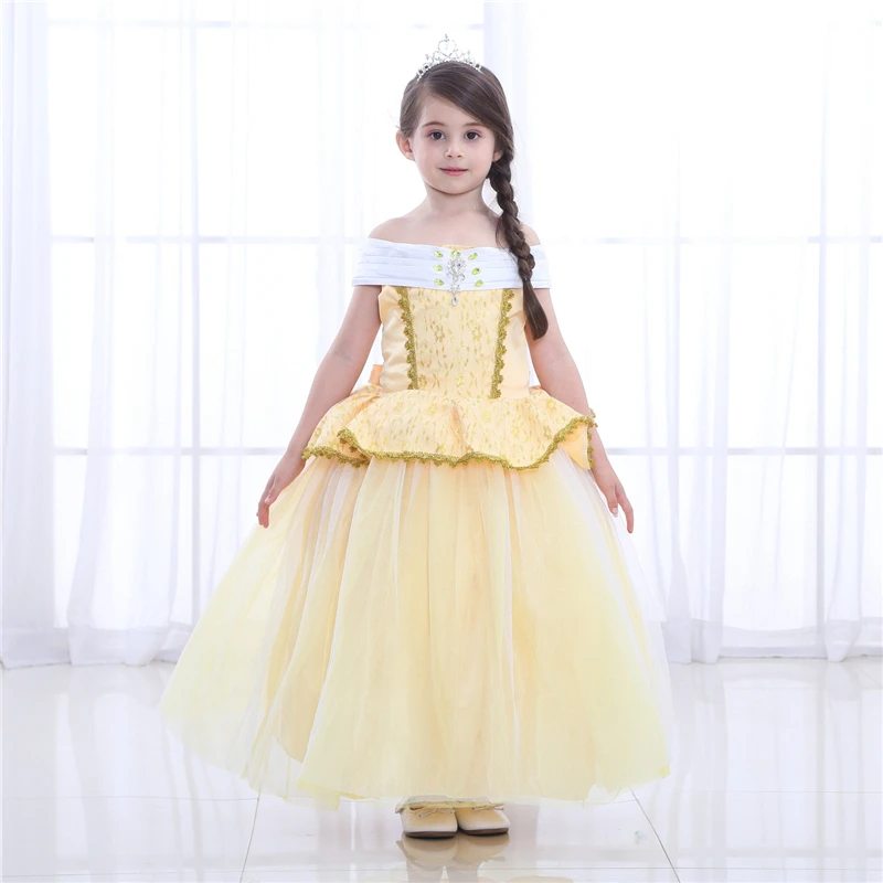 Beauty and Beast Costume Christmas Party Dress Girls Princess Belle Dress Infant Elegant Prom Dresses Girls Clothing 3-10 Years
Beauty and Beast Costume Christmas Party Dress Girls Princess Belle Dress Infant Elegant Prom Dresses Girls Clothing 3-10 Years