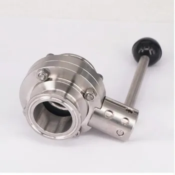 3/4" 19mm SS304 Stainless Steel Sanitary 1.5" Tri Clamp Butterfly Valve Brew Beer Dairy Product
3/4" 19mm SS304 Stainless Steel Sanitary 1.5" Tri Clamp Butterfly Valve Brew Beer Dairy Product