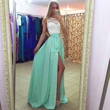 Sexy A-Line Lace Long Prom Dresses Grace Scoop Tank Chiffon Split New Arrival Sweep Train Evening Dresses xq01
Sexy A-Line Lace Long Prom Dresses Grace Scoop Tank Chiffon Split New Arrival Sweep Train Evening Dresses xq01