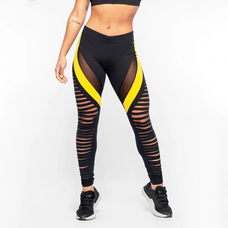 2019 Summer New Women Sexy Hollow Out Push Up Leggings Workout Breathable High Waist Elastic Slim Black Yellow Pants F3
2019 Summer New Women Sexy Hollow Out Push Up Leggings Workout Breathable High Waist Elastic Slim Black Yellow Pants F3