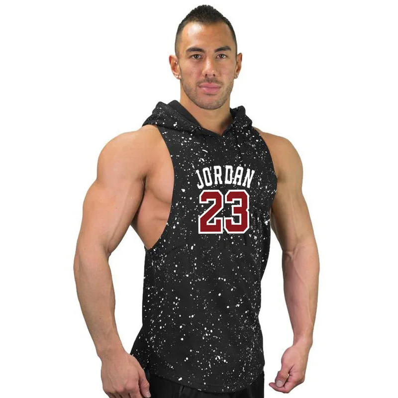 Brand Clothing Bodybuilding Jordan 23 Fitness Men Gyms Hooded Sleeveless t-shirt Stringer Sportswear Sleeveless Shirt Hoodie
Brand Clothing Bodybuilding Jordan 23 Fitness Men Gyms Hooded Sleeveless t-shirt Stringer Sportswear Sleeveless Shirt Hoodie