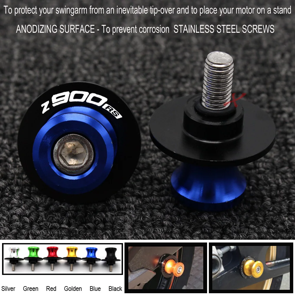 Motorcycle Accessories CNC Aluminum M8 Swingarm Spools Slider Stand Screw For Kawasaki Z900RS R 2017 - 2018 Z900RS 2018
Motorcycle Accessories CNC Aluminum M8 Swingarm Spools Slider Stand Screw For Kawasaki Z900RS R 2017 - 2018 Z900RS 2018