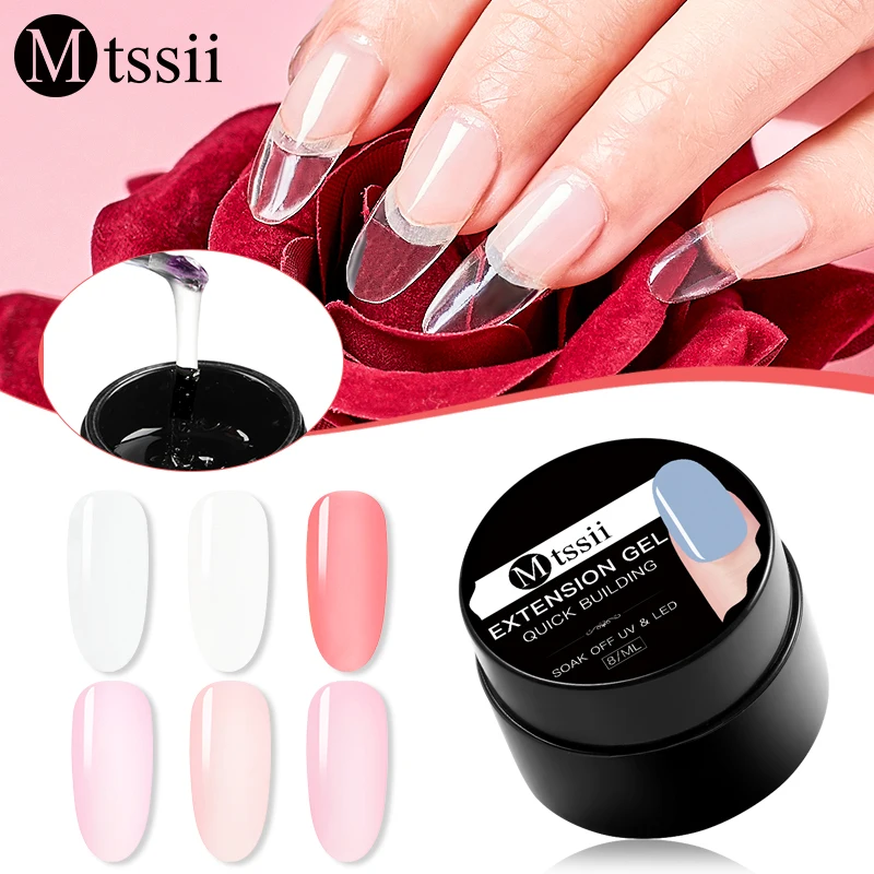 Mtssii 8ml 1Box Quick Extension Poly UV Gel Clear White Pink Builder Nail Gel Polish for Nail Extensions Nail Forms Acrylic Tips
Mtssii 8ml 1Box Quick Extension Poly UV Gel Clear White Pink Builder Nail Gel Polish for Nail Extensions Nail Forms Acrylic Tips