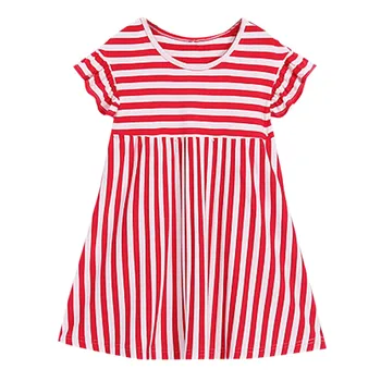 LONSANT Baby Girl Dress Ruffled Short Sleeve Stripe Print Dress cute toddler Family 4th Of July Dress Summer kids casual clothes
LONSANT Baby Girl Dress Ruffled Short Sleeve Stripe Print Dress cute toddler Family 4th Of July Dress Summer kids casual clothes