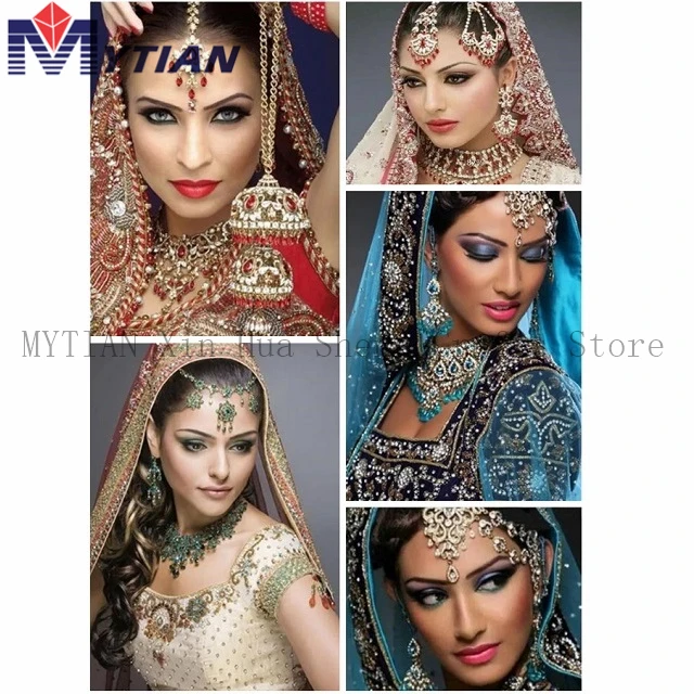 18092082 Egyptian Women Portrait Diamond Painting Kit Full Drill 5D Indians Beauty Mosaic Wall Sticker Rhinestone Art Diamond Embroidery