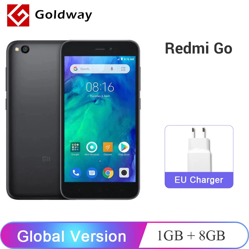 Global Version Xiaomi Redmi GO 1GB RAM 8GB ROM Mobile Phone Snapdragon 425 Quad Core 5.0" 4G LTE 8.0MP Camera 3000mAh Battery
Global Version Xiaomi Redmi GO 1GB RAM 8GB ROM Mobile Phone Snapdragon 425 Quad Core 5.0" 4G LTE 8.0MP Camera 3000mAh Battery