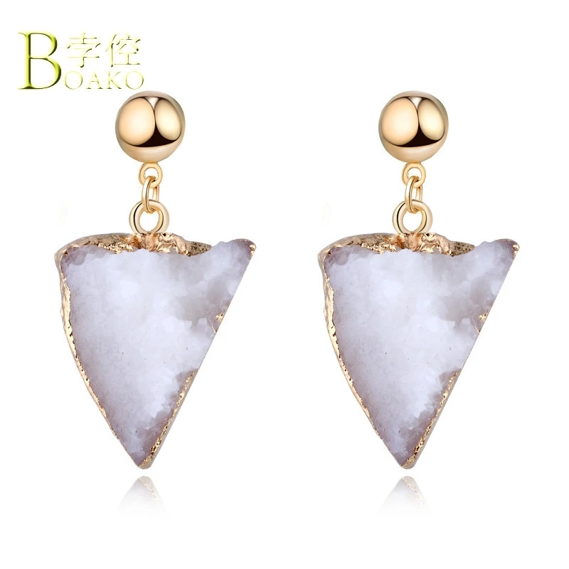 BOAKO Vintage Earrings For Women Girl Drusy Dangle Earring Resin Stone Drop Earrings Crystal Long Eardrop Party Jewelry B5
BOAKO Vintage Earrings For Women Girl Drusy Dangle Earring Resin Stone Drop Earrings Crystal Long Eardrop Party Jewelry B5