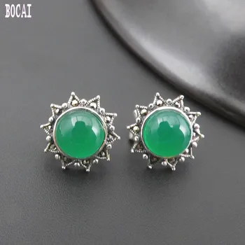 925 sterling silver jewelry Thai silver natural stone sun flower earrings 2020 new fashion woman's silver earrings
925 sterling silver jewelry Thai silver natural stone sun flower earrings 2020 new fashion woman's silver earrings