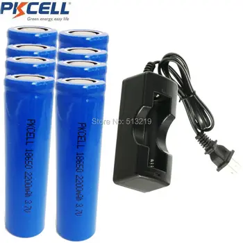 8 x 18650 2200mAh ICR 18650 3.7V Li-ion Rechargeable Battery Flat Top No PCB Protection Lithium Single Slot US/EU Plug Charger
8 x 18650 2200mAh ICR 18650 3.7V Li-ion Rechargeable Battery Flat Top No PCB Protection Lithium Single Slot US/EU Plug Charger